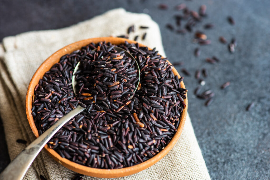 a bowl of Black Rice