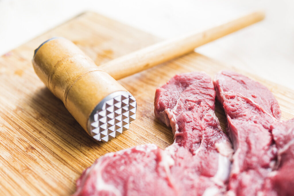 meat mallet, one of the kitchen tools in the list