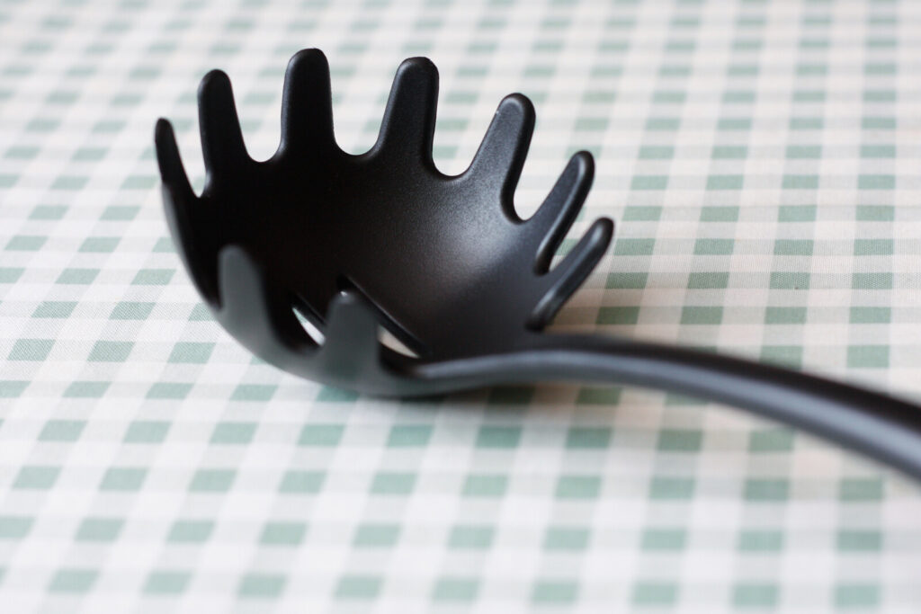 pasta spoon, one of the kitchen tools in the list