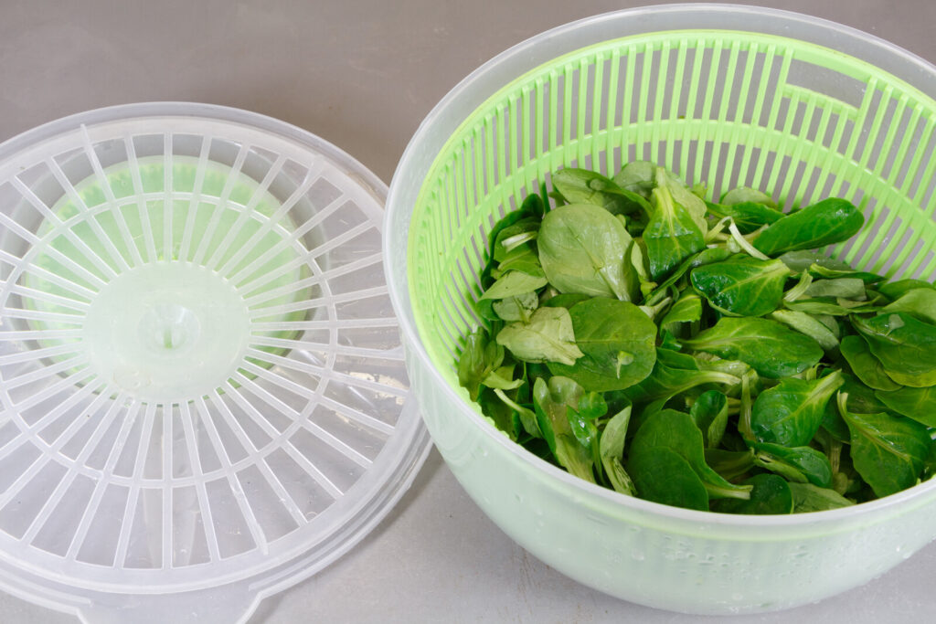 salad spinner, one of the kitchen tools in the list