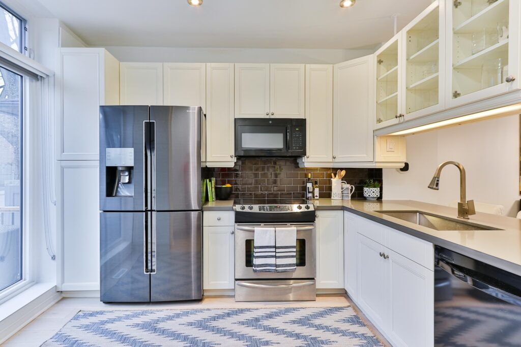 organized and clean kitchen