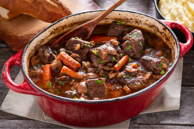 beef stew, one of the best comfort foods out there